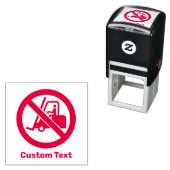 フォークリフトの標識なし セルフインキングスタンプ (インサイチュ)