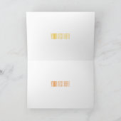 フォークリフトの漫画イラストレーション カード (内部)