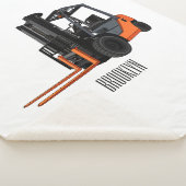 フォークリフトの漫画イラストレーション シェルパブランケット (3/4)