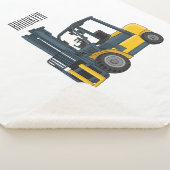 フォークリフトの漫画イラストレーション シェルパブランケット (3/4)