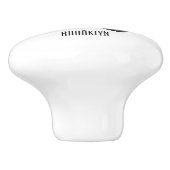 フォークリフトの漫画イラストレーション セラミックノブ (側面)