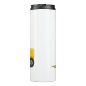 フォークリフトの漫画イラストレーション タンブラー (裏面)