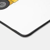 フォークリフトの漫画イラストレーション デスクマット (コーナー)