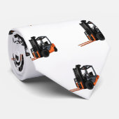 フォークリフトの漫画イラストレーション ネクタイ (ロール)