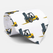 フォークリフトの漫画イラストレーション ネクタイ (ロール)
