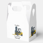 フォークリフトの漫画イラストレーション フェイバーボックス (オープン)