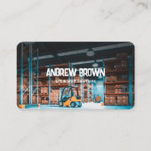 フォークリフトの運搬 名刺 (正面)