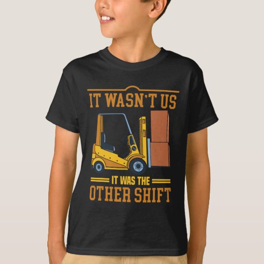 フォークリフトの運転手のための面白いギフト Tシャツ (正面)