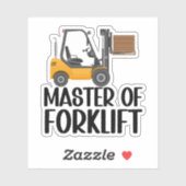 フォークリフトの運転者 シール (シート)