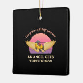 フォークリフトエンゼル セラミックオーナメント (左)