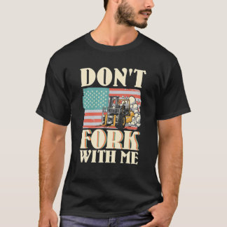 フォークリフトオペレおもしろいーターフォークリフト Tシャツ