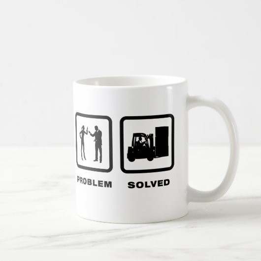フォークリフトオペレータ コーヒーマグカップ (右)