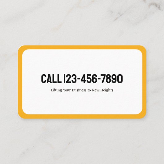 フォークリフトカスタムQRコード 名刺 (裏面)