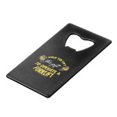 フォークリフトギフト クレジットカード栓抜き (正面アングル)