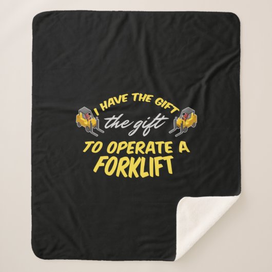 フォークリフトギフト シェルパブランケット (正面)