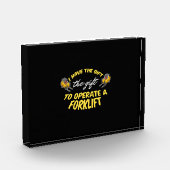 フォークリフトギフト フォトブロック (左)