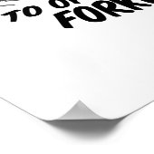 フォークリフトギフト ポスター (角)