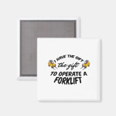フォークリフトギフト マグネット (正面/裏面)