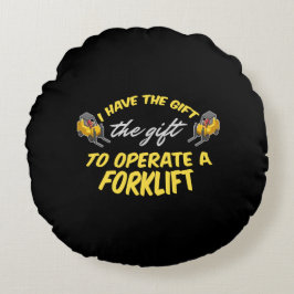 フォークリフトギフト ラウンドクッション