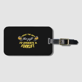 フォークリフトギフト ラゲッジタグ