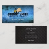 フォークリフトスローガンビジネスカード 名刺 (正面/裏面)