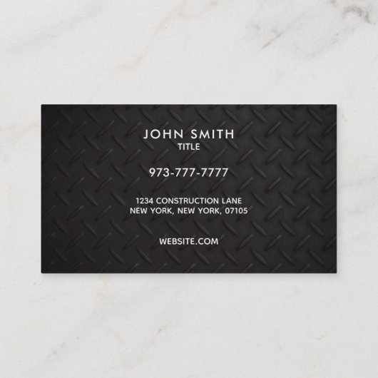 フォークリフトスローガンビジネスカード 名刺 (裏面)