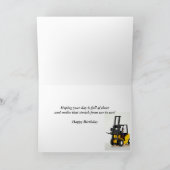 フォークリフトトラック付き7thバースデーカード カード (内部)