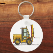 フォークリフトトラック建築キーチェーン キーホルダー (正面)