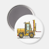 フォークリフトトラック建築磁石 マグネット (正面/裏面)