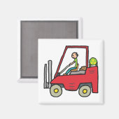 フォークリフトトラック マグネット (正面/裏面)