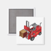 フォークリフトトラック マグネット (正面/裏面)