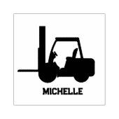 フォークリフトパーソナライズされた ラバースタンプ (インプリント)