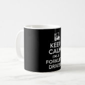 フォークリフト保運転静静 コーヒーマグカップ (正面左)