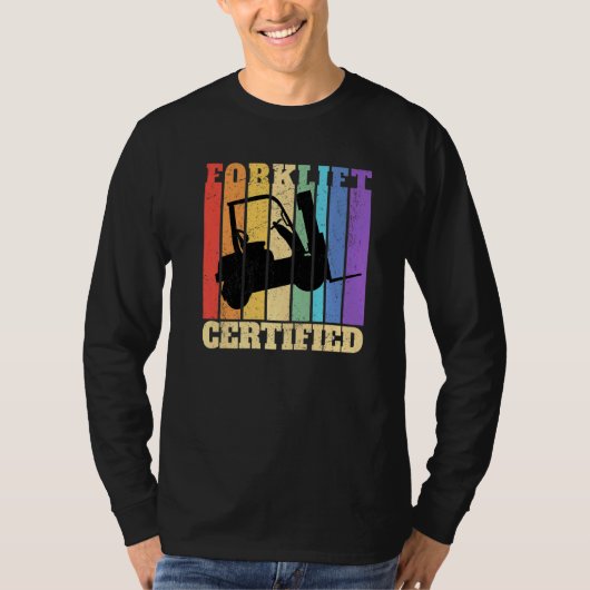フォークリフト免許保有 倉庫作業員 2 Tシャツ (正面)