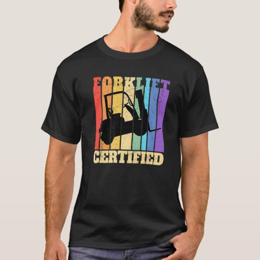 フォークリフト免許取得済み 倉庫作業員 2 Tシャツ (正面)