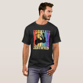 フォークリフト免許取得済み 倉庫作業員 2 Tシャツ (正面フル)