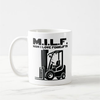 フォークリフト好き男 コーヒーマグカップ