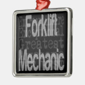 フォークリフト整備士超並外 メタルオーナメント (左)