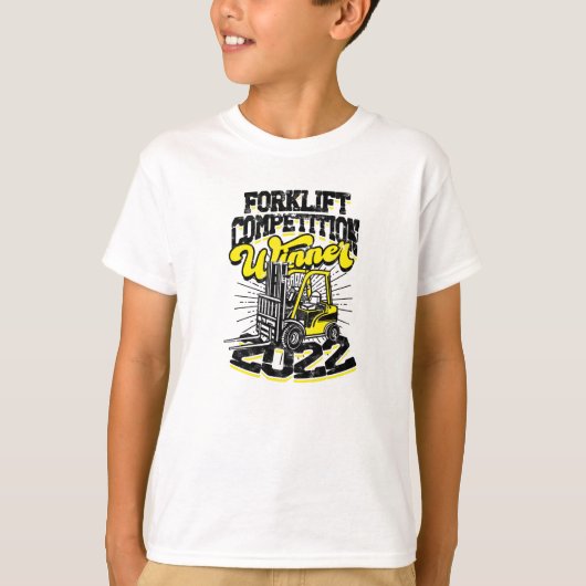 フォークリフト競技王者 2022 - 倉庫 Tシャツ (正面)