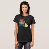 フォークリフト親父フォークリフト運転士 Tシャツ (正面フル)