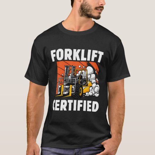フォークリフト認定 Tシャツ (正面)
