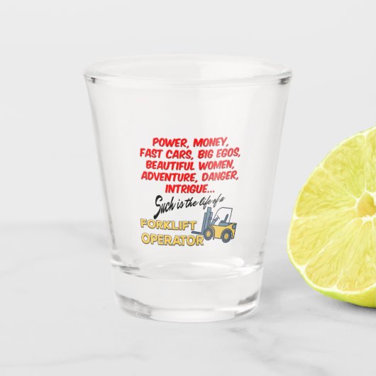 フォークリフト運転士の生命 ショットグラス (正面)