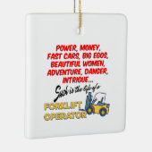 フォークリフト運転士の生命 セラミックオーナメント (右)
