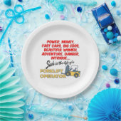 フォークリフト運転士の生命 ペーパープレート (パーティー)