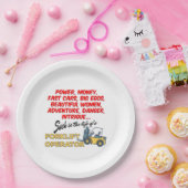 フォークリフト運転士の生命 ペーパープレート (パーティー)