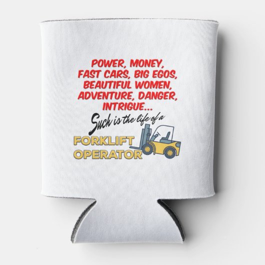 フォークリフト運転士の生命 缶クーラー (正面)