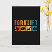 フォークリフト運転士フォークリフト引用文運転士 カード (黄色い花)