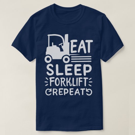 フォークリフト運転士フォークリフト2 Tシャツ (デザイン正面)