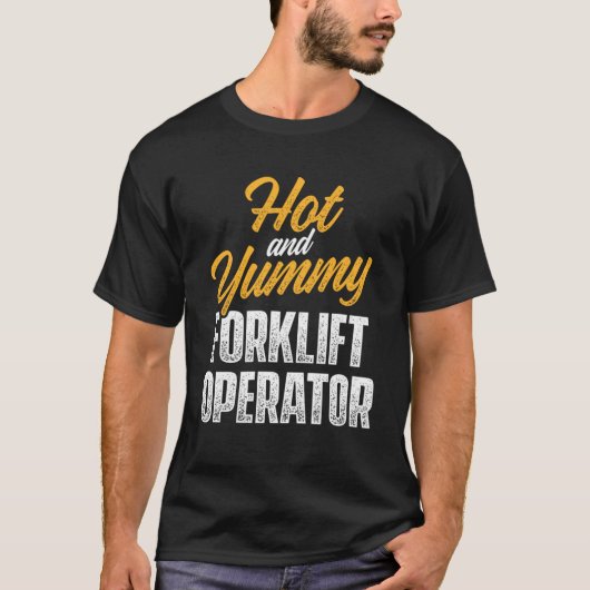 フォークリフト運転士ホットドライバ Tシャツ (正面)