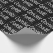 フォークリフト運転士並外れ ラッピングペーパー (角)